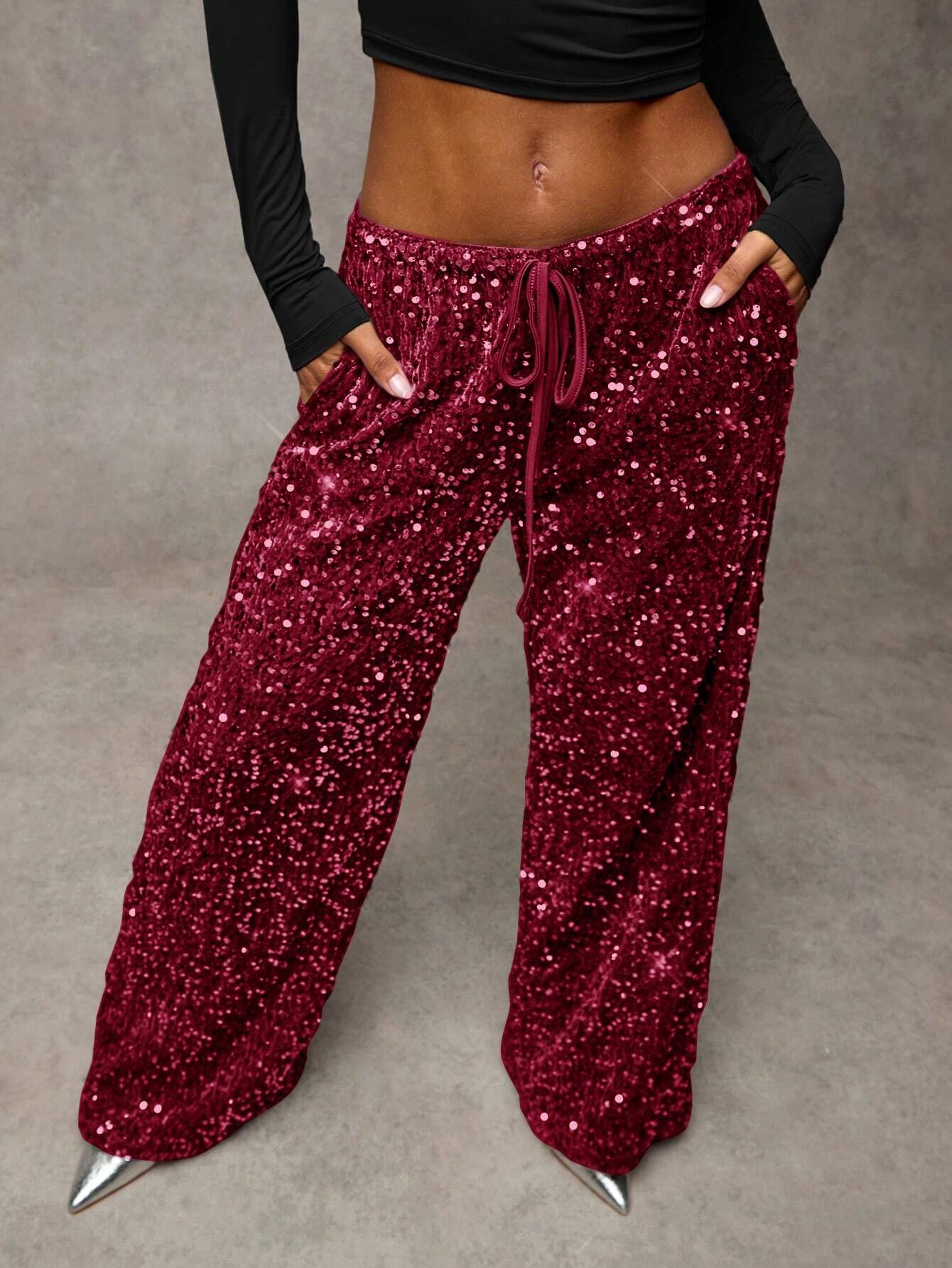 Lana Sequin pants