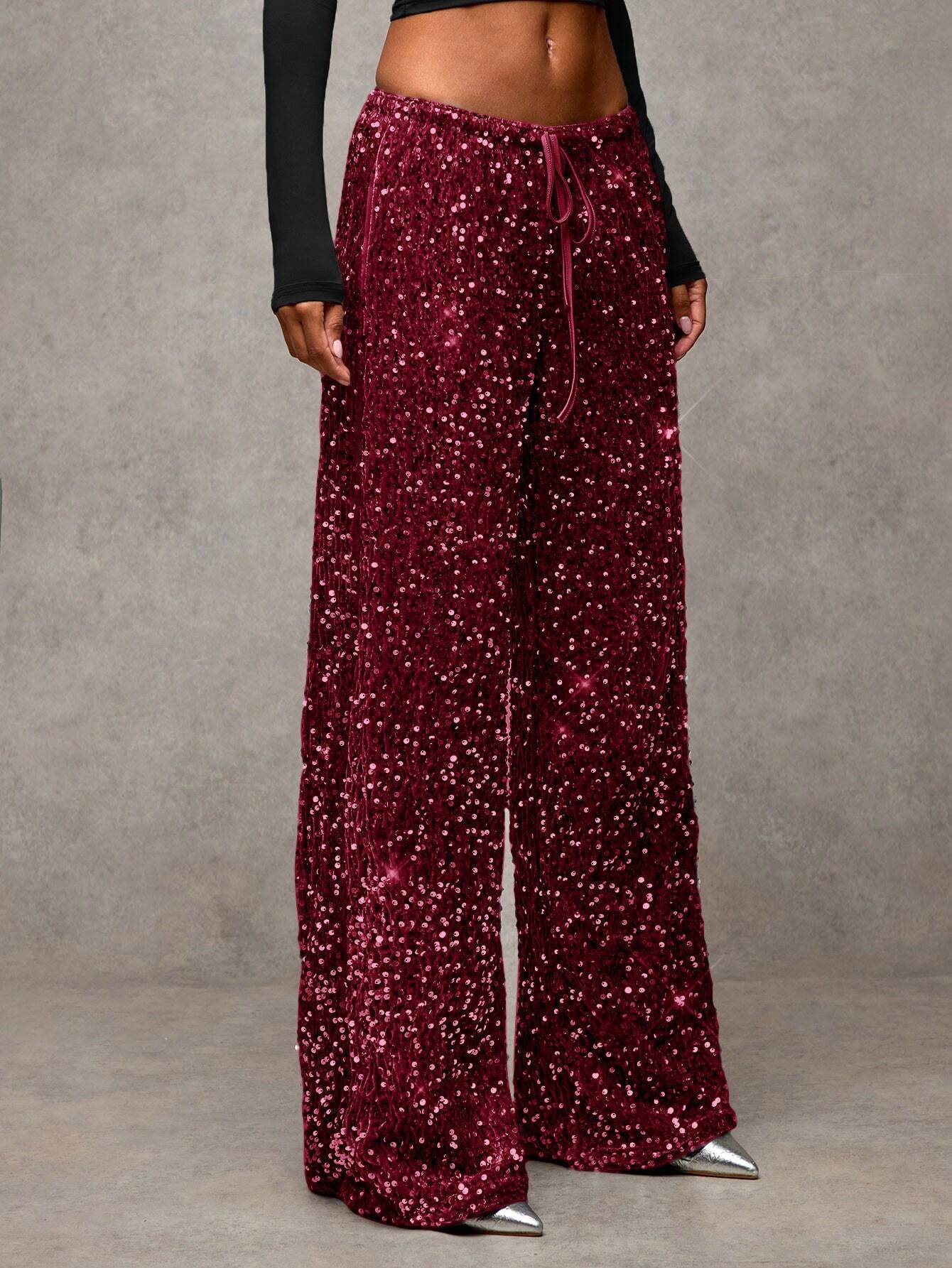 Lana Sequin pants