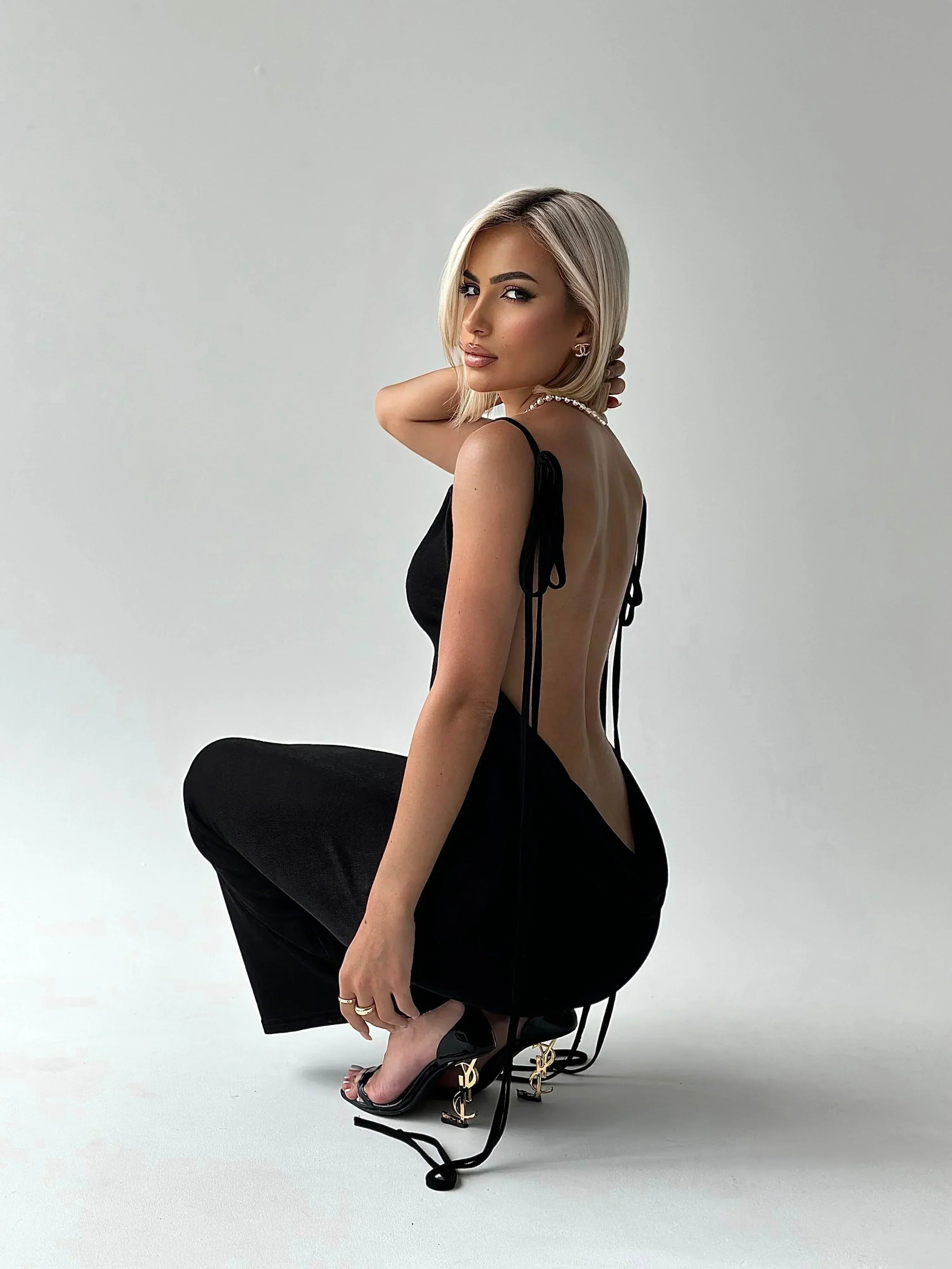 Vanessa Backless Dress