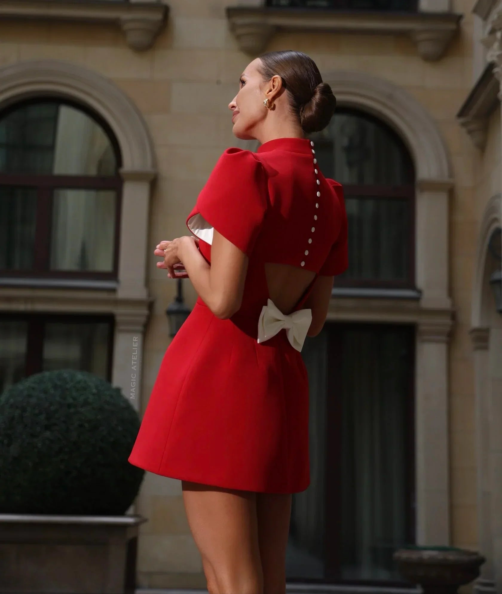 Noelle Christmas Bow Dress