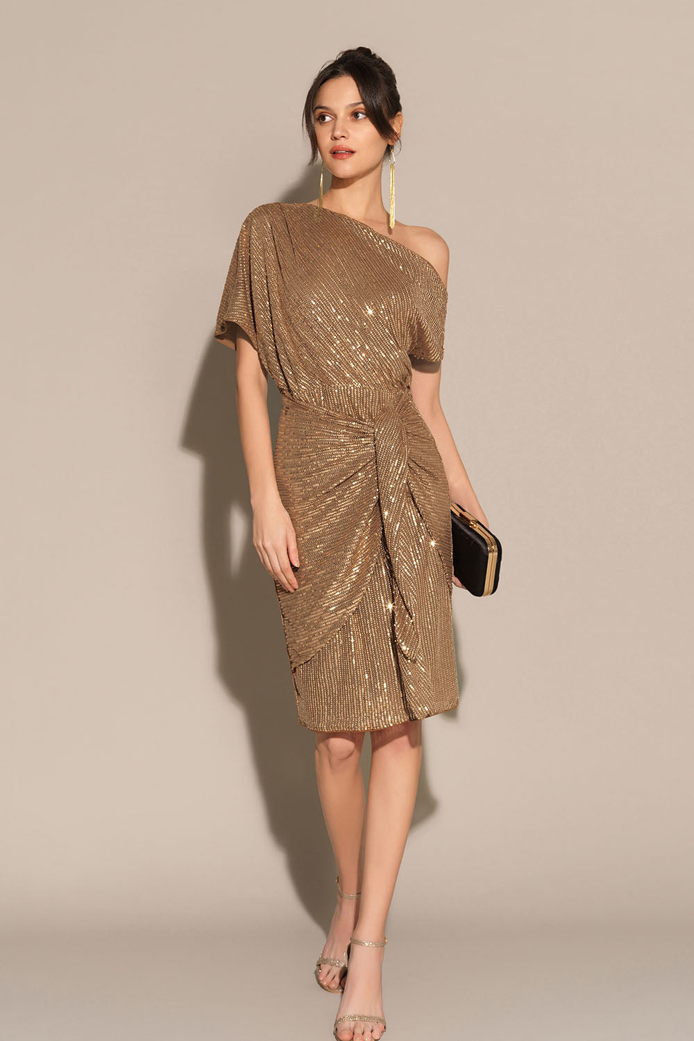 Edie Sequined Midi Dress