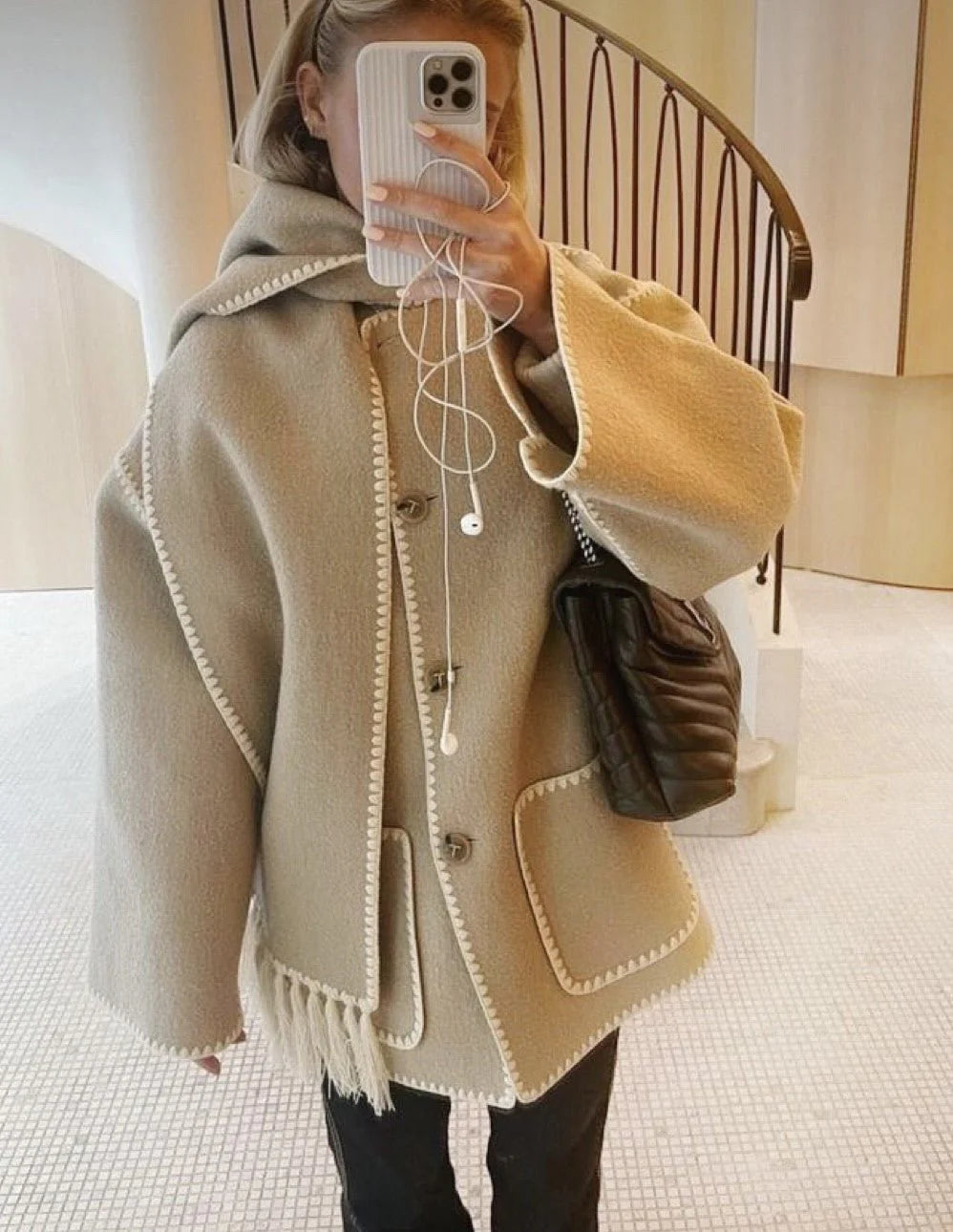 Georgina Scarf Coat
