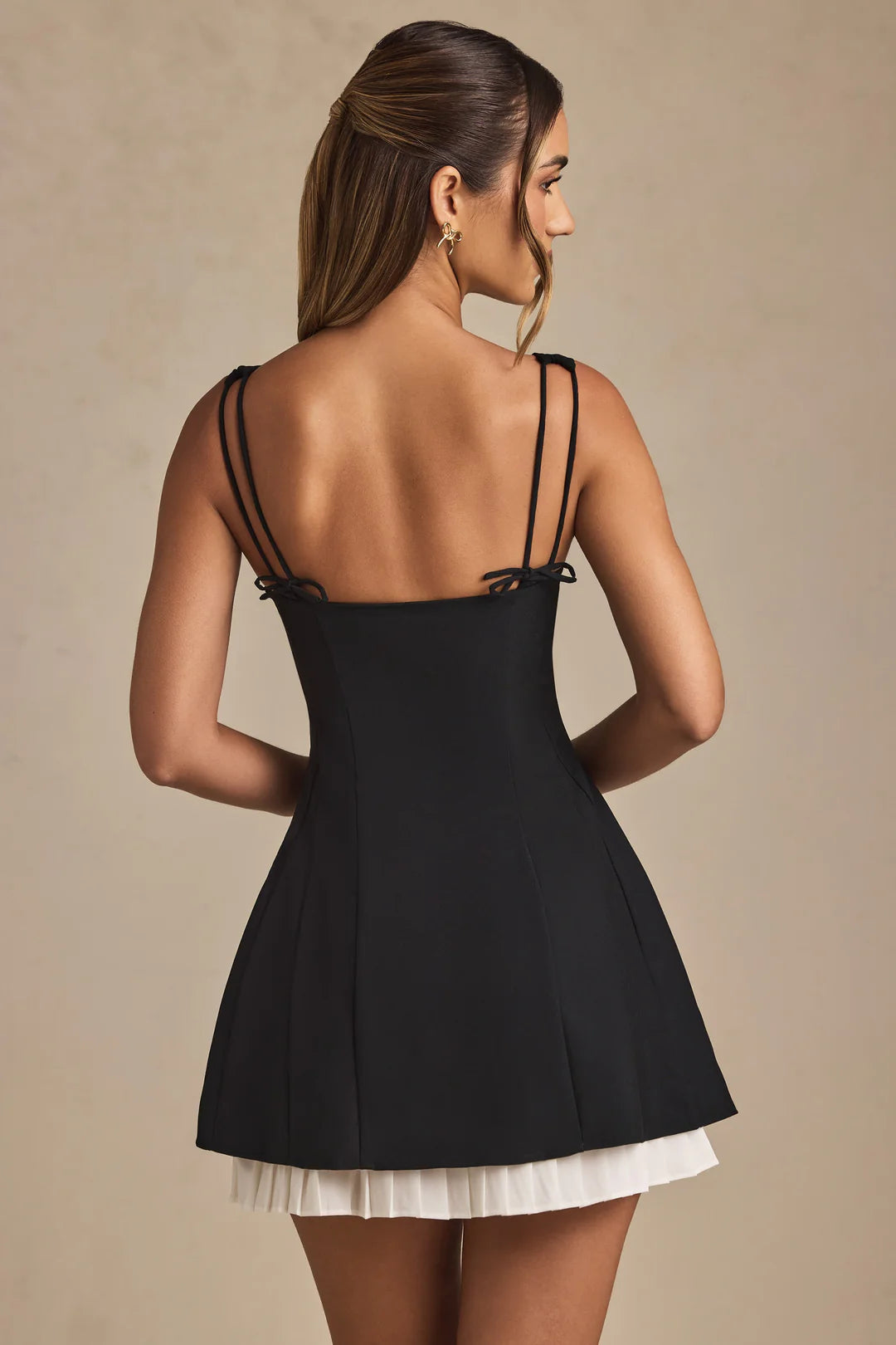 Susan Bow Mini Dress