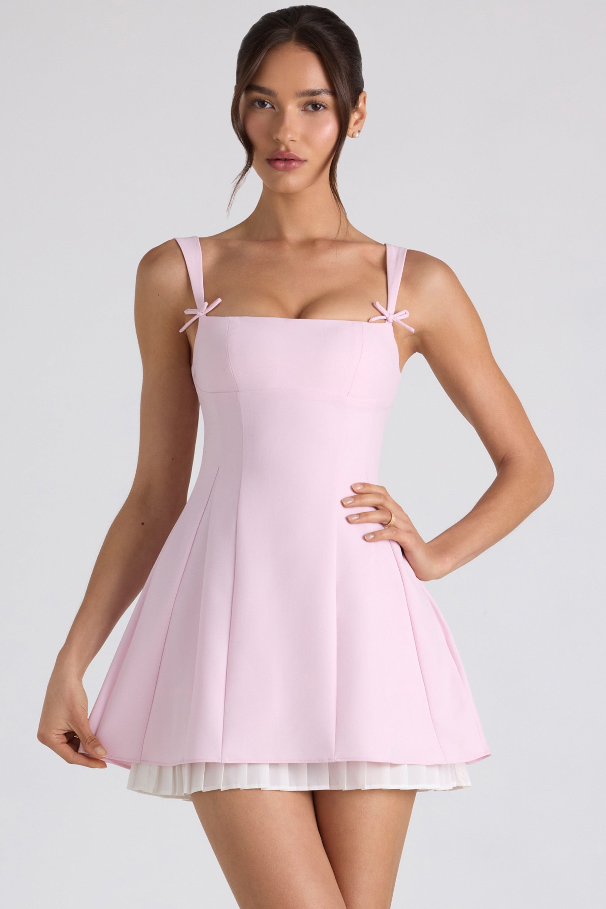 Susan Bow Mini Dress
