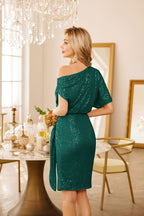 Edie Sequined Midi Dress