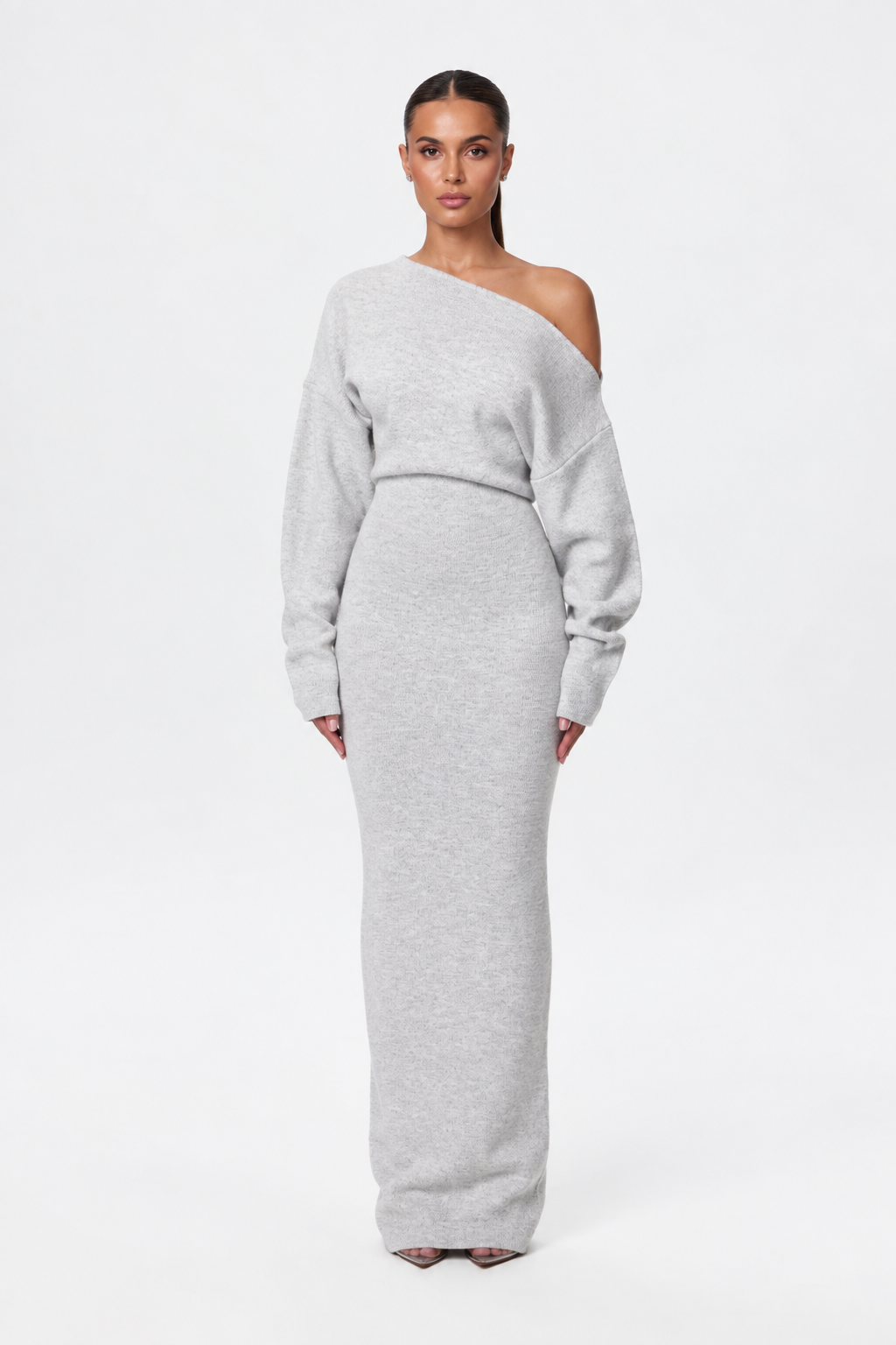 Serena Knit Off-Shoulder Sweater Maxi Dress