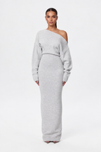 Serena Knit Off-Shoulder Sweater Maxi Dress