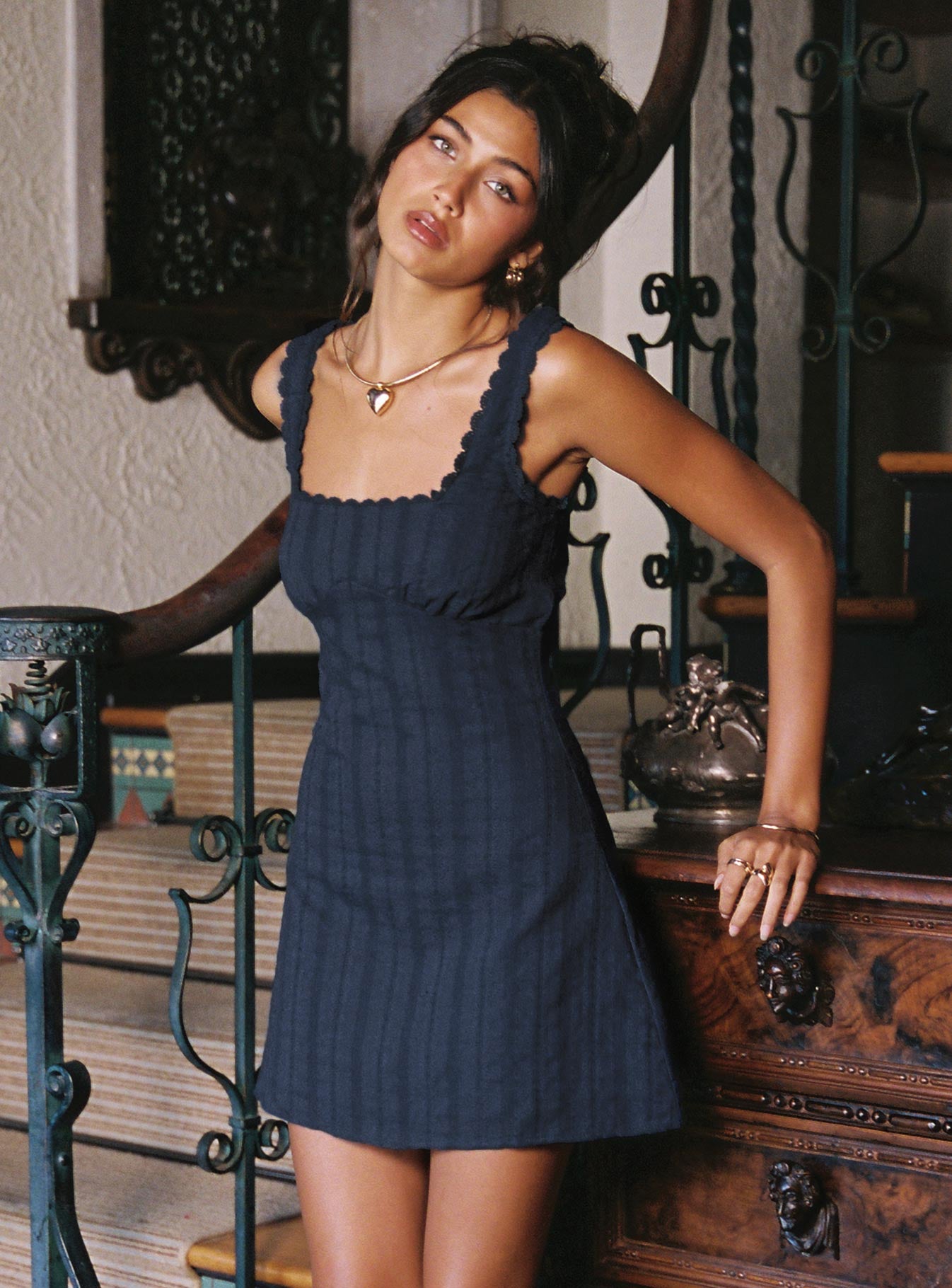 Dazy Mini Dress Navy