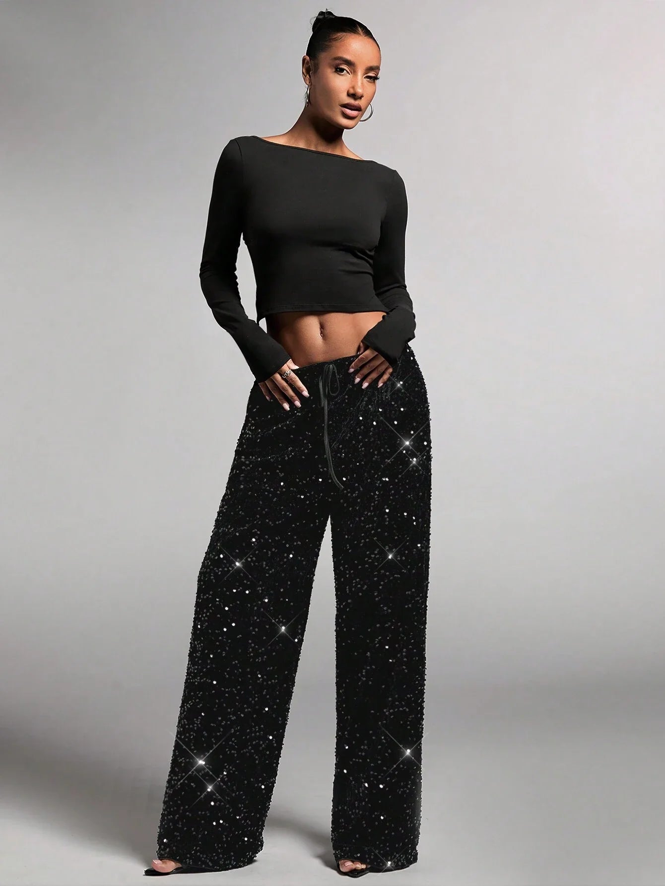 Lana Sequin pants