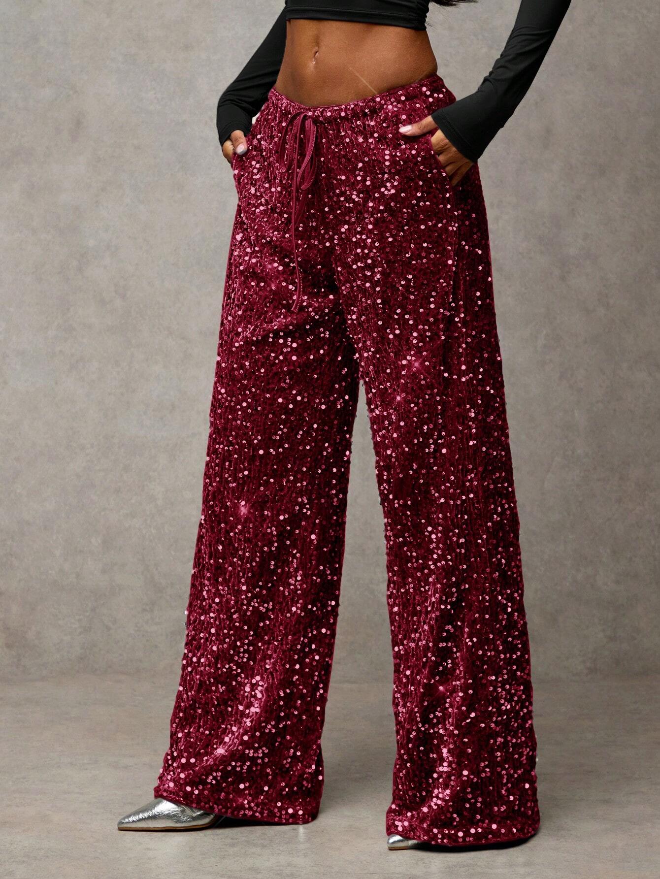 Lana Sequin pants