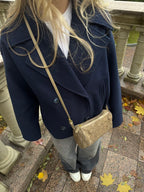 Gina Short double-breasted coat
