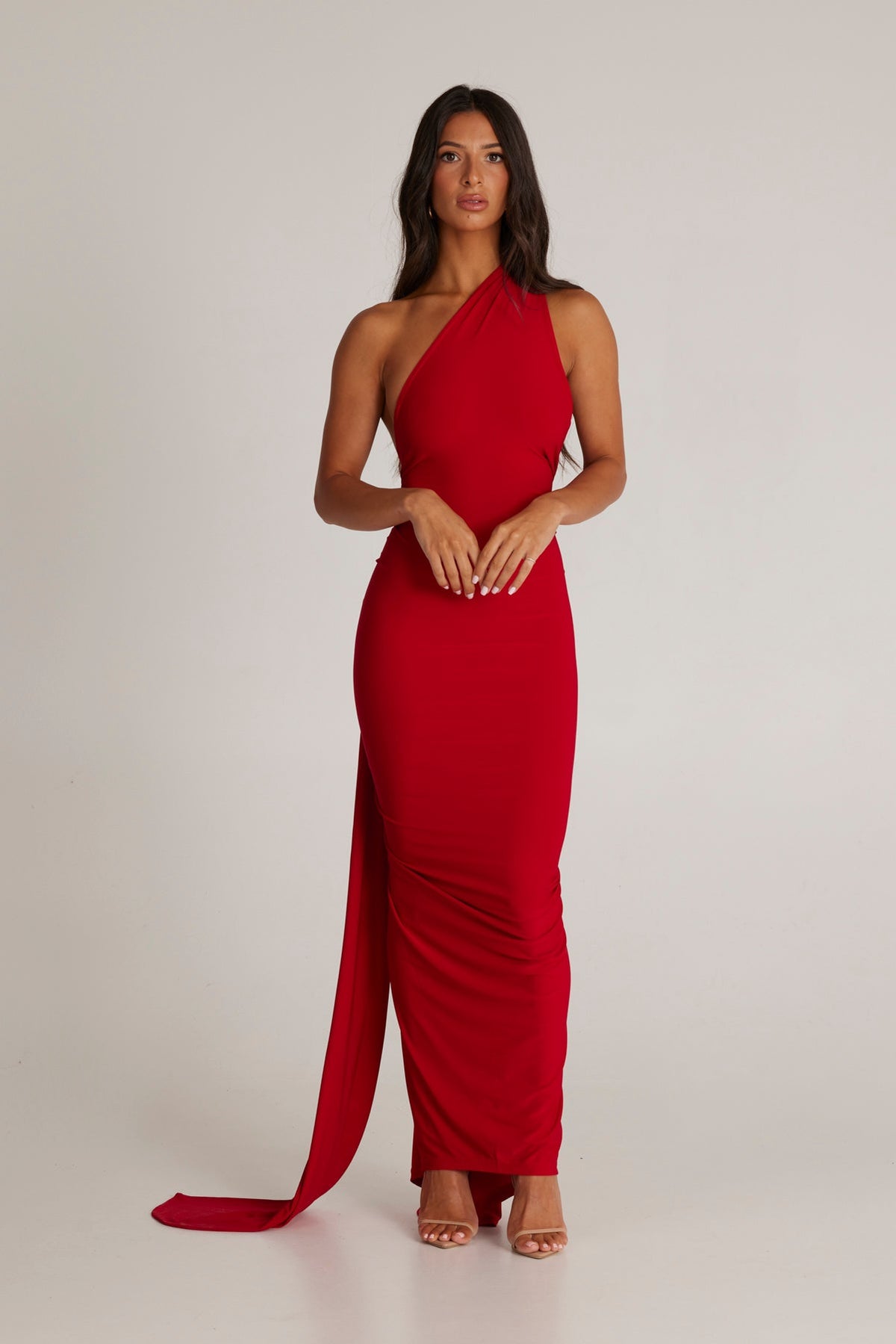 Chelsey Elegant Scarf Dress