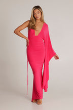 Wissa Single Arm Long Sleeve Dress