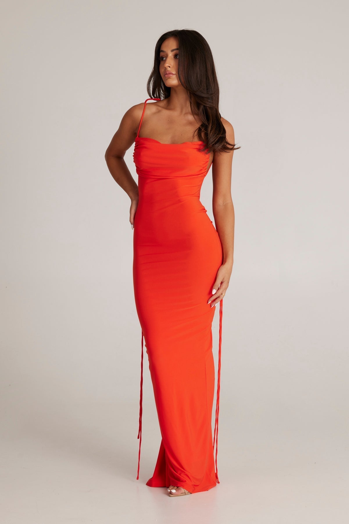 Jessy Long Lace Dress