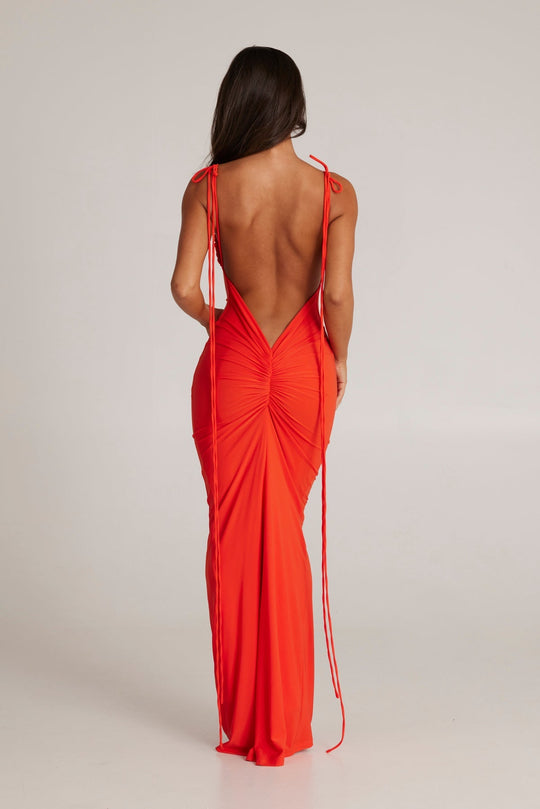 Jessy Long Lace Dress