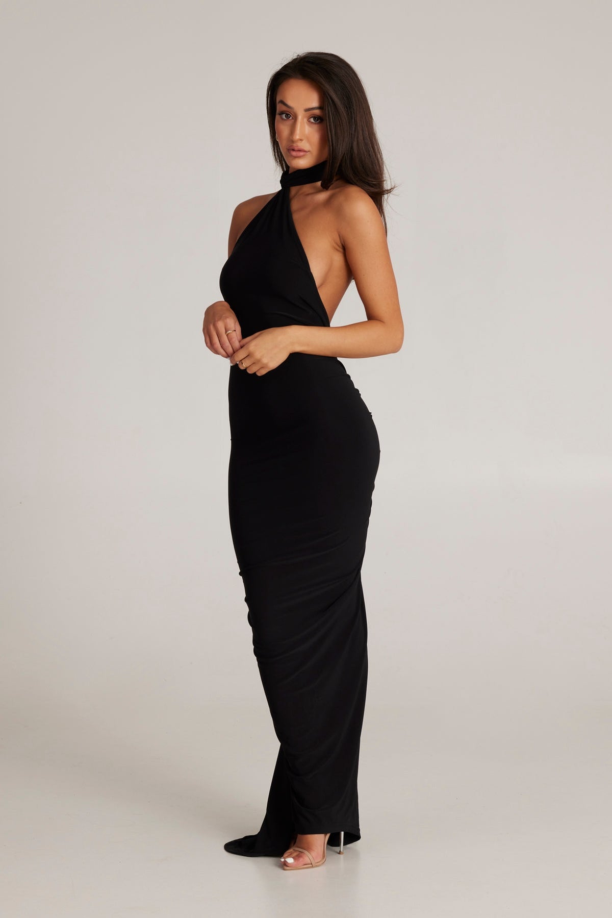 Chelsey Elegant Scarf Dress