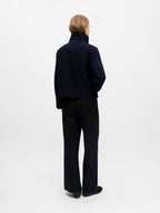 Claire wool coat High Neck