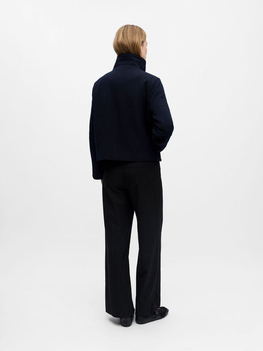 Claire wool coat High Neck