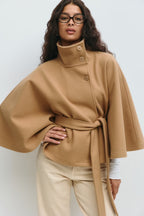 Belt cape jacket