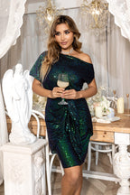 Edie Sequined Midi Dress