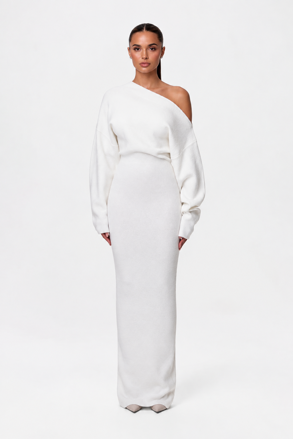 Serena Knit Off-Shoulder Sweater Maxi Dress