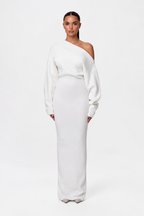 Serena Knit Off-Shoulder Sweater Maxi Dress