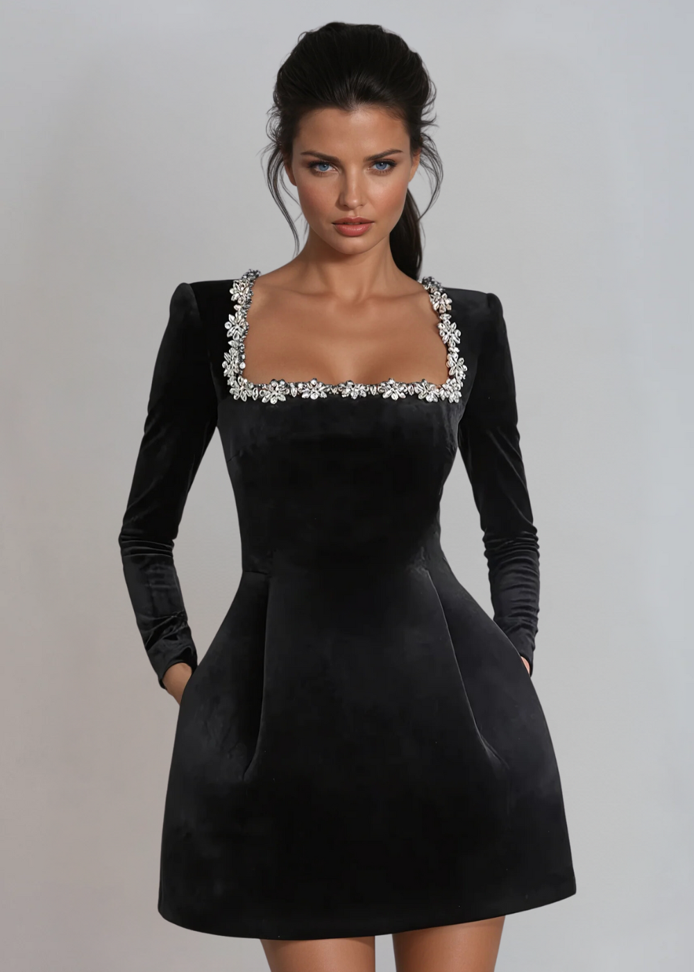Elodie Velvet Dress