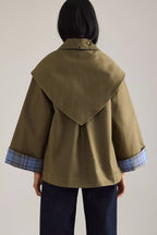 Olivia reversable trench crop