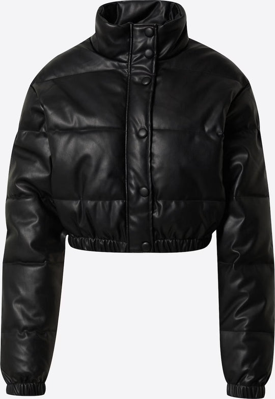 Savannah Black Bomber Coat