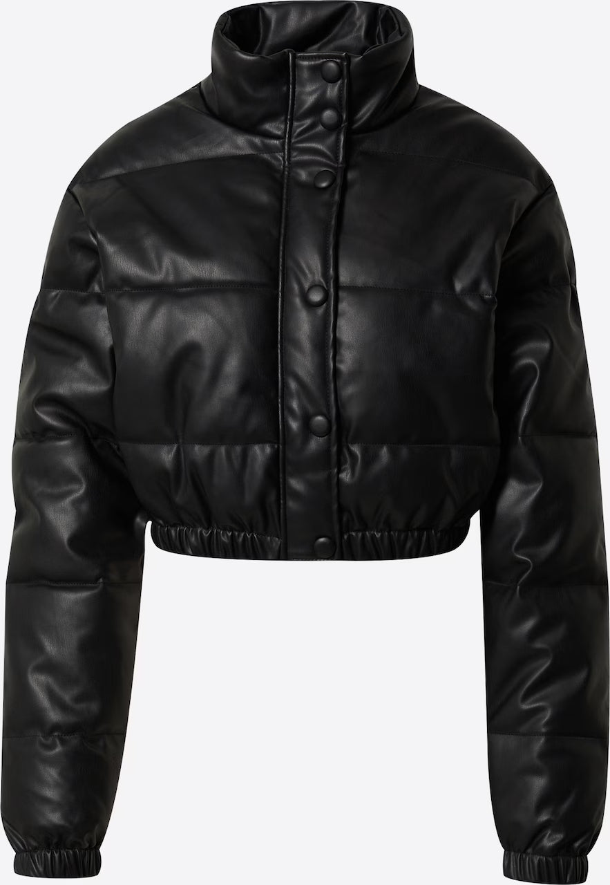 Savannah Black Bomber Coat