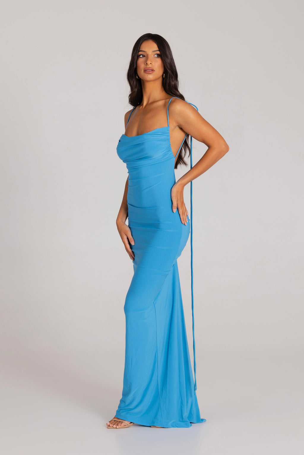 Jessy Long Lace Dress