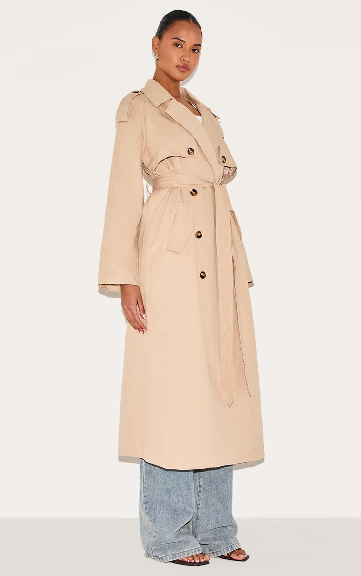 Karina long trench coat