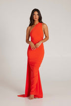 Chelsey Elegant Scarf Dress