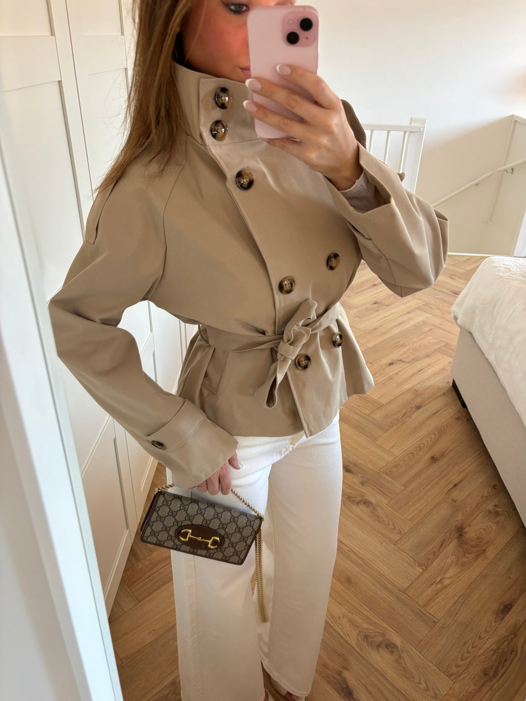 The Sienna Short Trench Coat