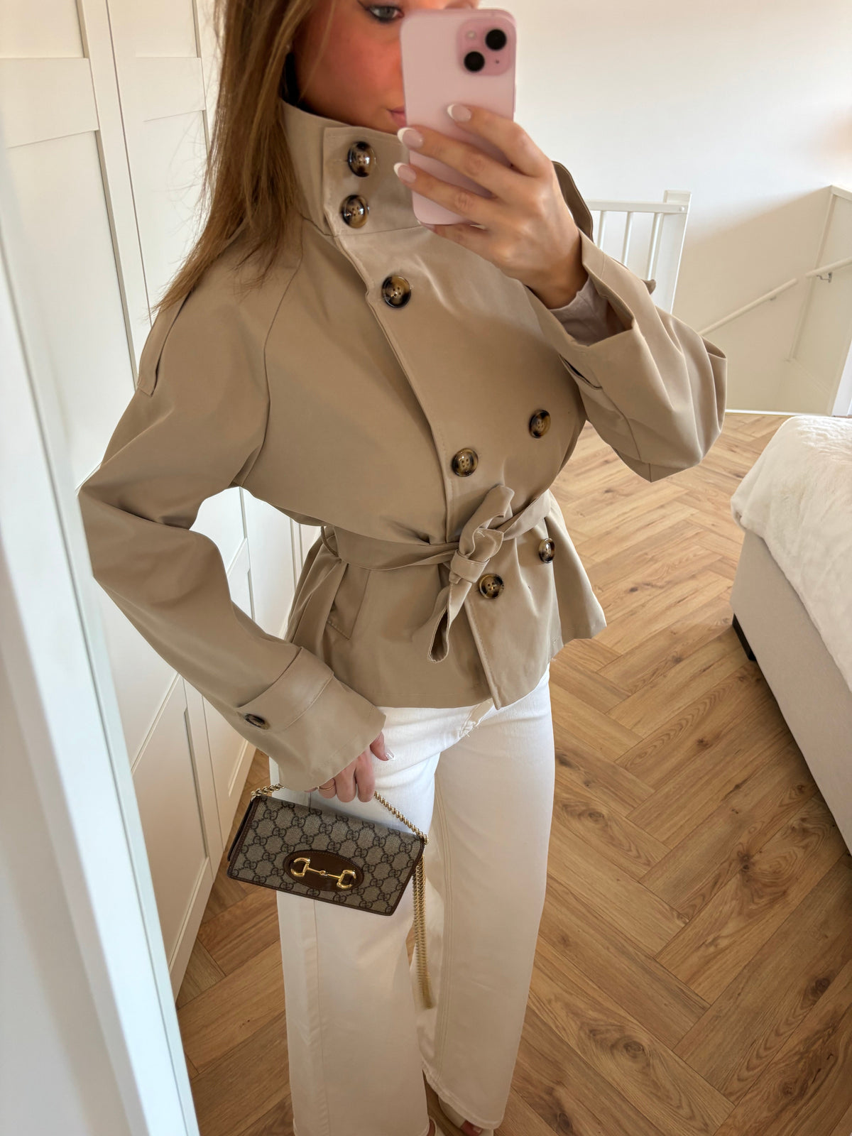 The Sienna Short Trench Coat