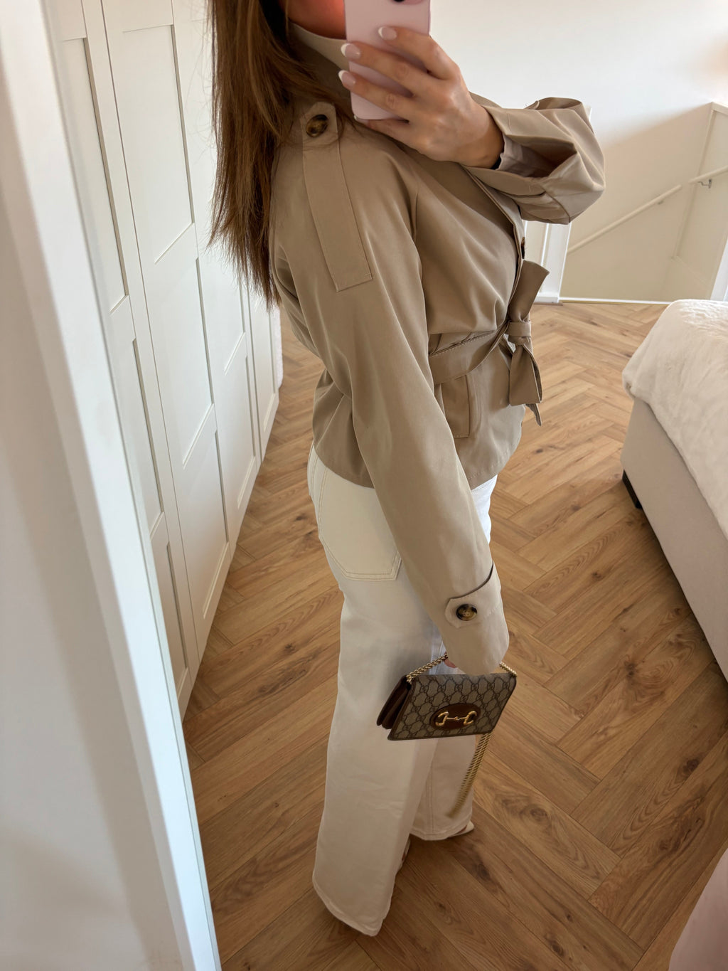 The Sienna Short Trench Coat