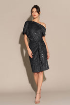 Edie Sequined Midi Dress