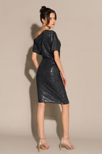 Edie Sequined Midi Dress