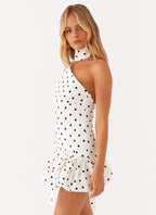 Belly Scarf Mini Dress