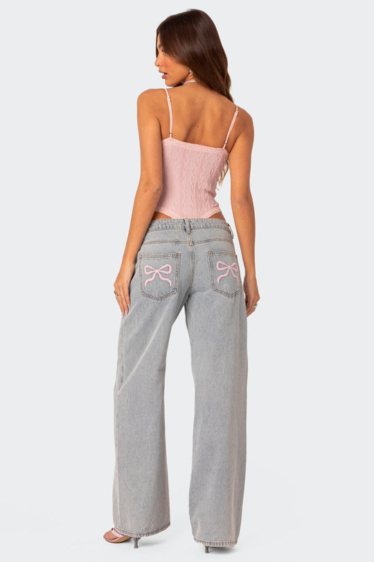 Joelle Bow Tie Jeans