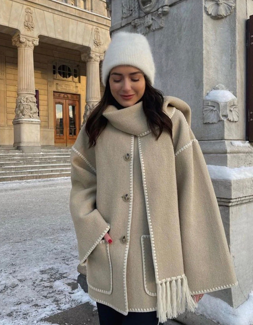Georgina Scarf Coat