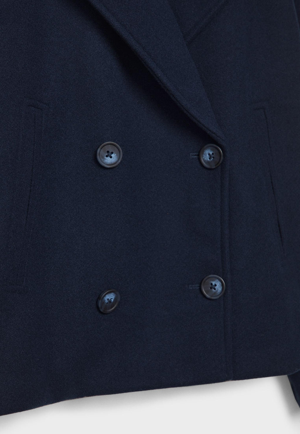 Gina Short double-breasted coat