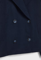 Gina Short double-breasted coat