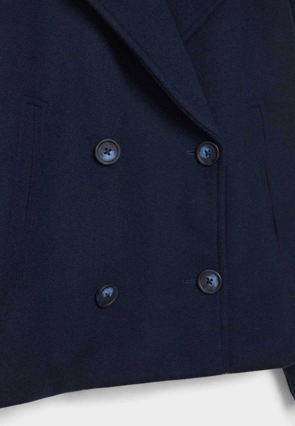 Gina Short double-breasted coat