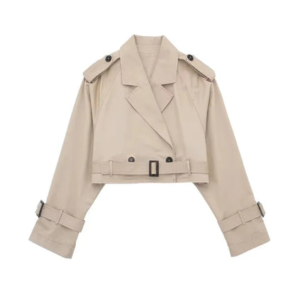 Audrey Cropped Trench Coat™