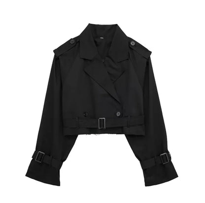 Audrey Cropped Trench Coat™