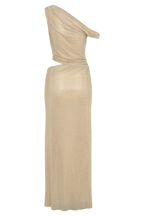 Diamante Ally One Shoulder Maxi Dress