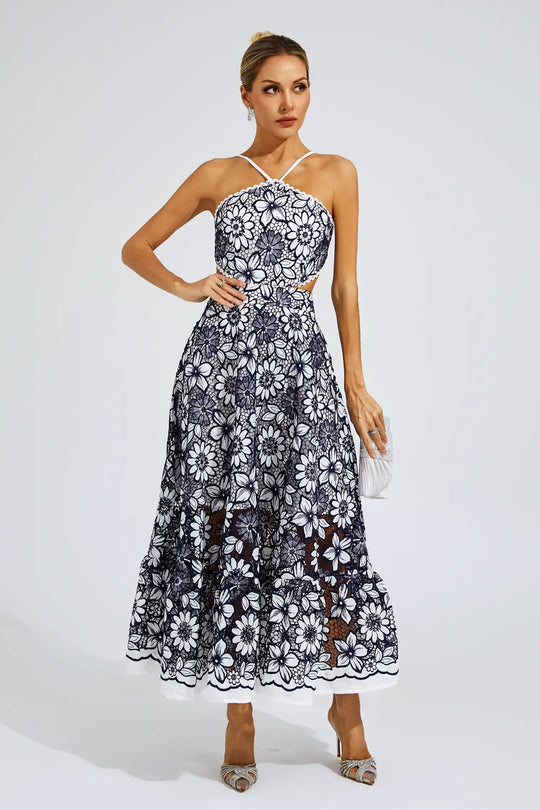 Becca | Refined Halter Dress