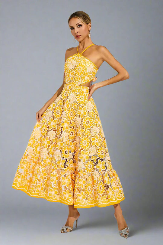 Becca | Refined Halter Dress