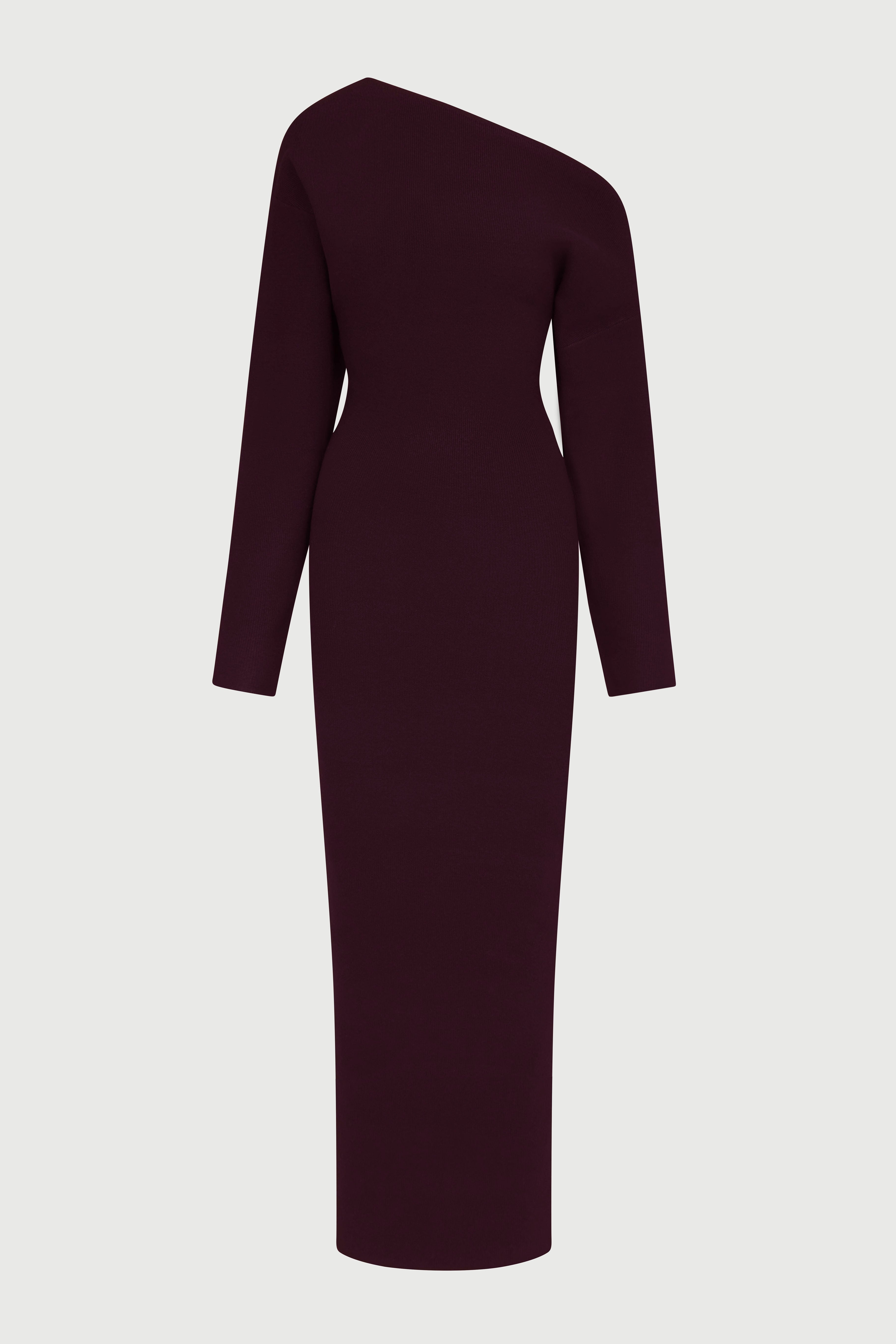 Kimmie Knit Off-Shoulder Sweater Maxi Dress